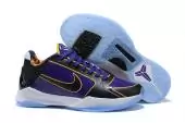 nike kobe 5 protro tennis chaussures sport lakers purple